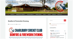 Desktop Screenshot of charlburycricketclub.com
